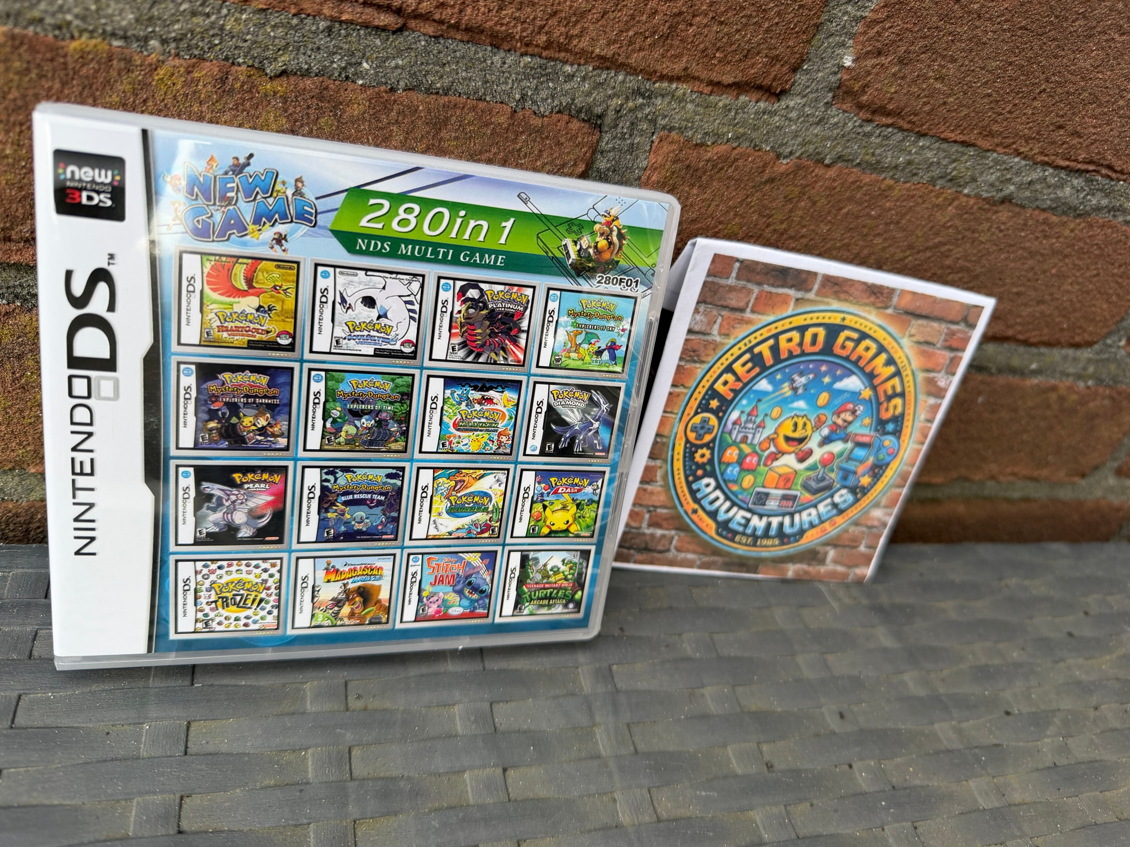 280-in-1 Ultra NDS Multi Game Cartridge - De Ultieme Handheld Collectie!