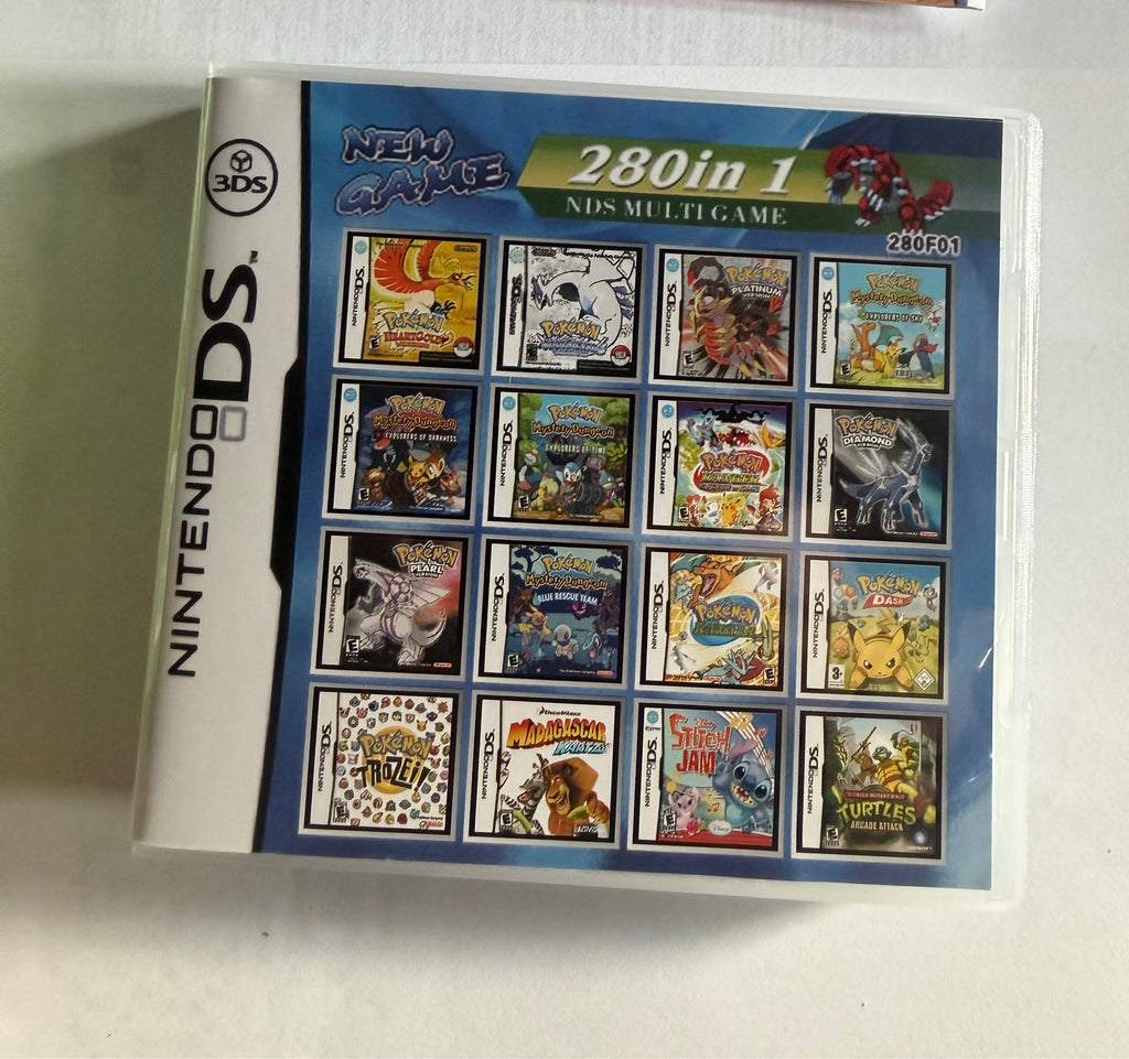 280-in-1 Nintendo DS Multi-Game Cartridge – Inclusief Pokémon Classics & Meer!