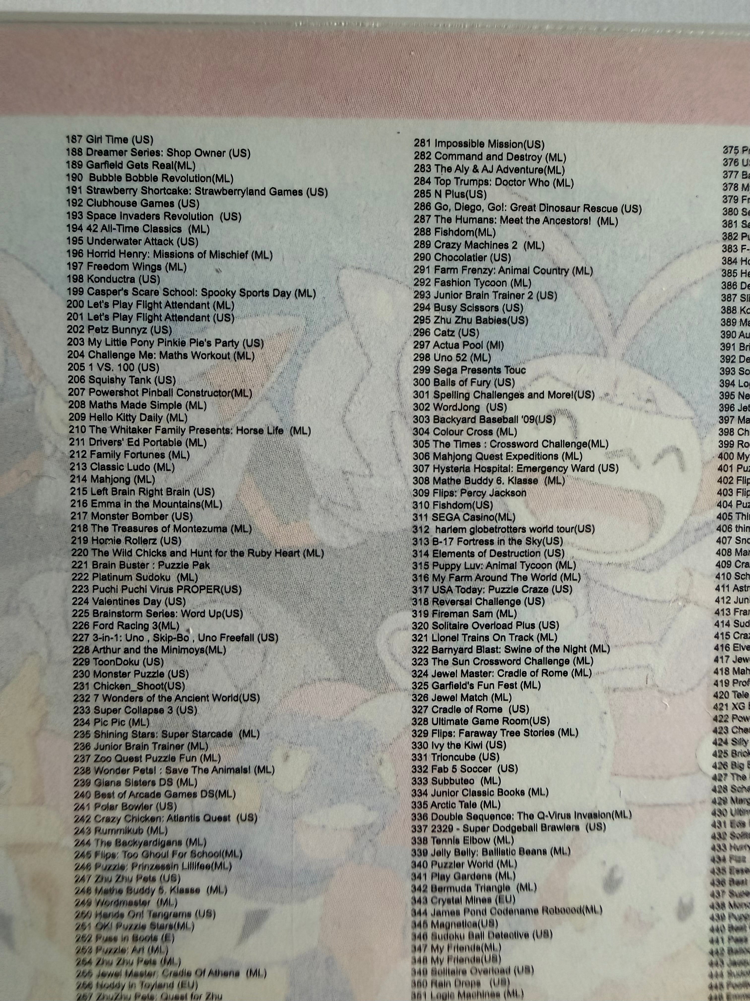 482-in-1 Nintendo DS & 3DS Game Collectie – De Ultieme Nintendo Klassiekers