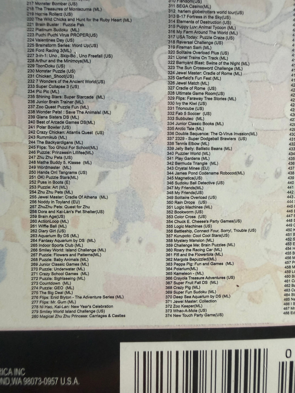482-in-1 Nintendo DS & 3DS Game Collectie – De Ultieme Nintendo Klassiekers