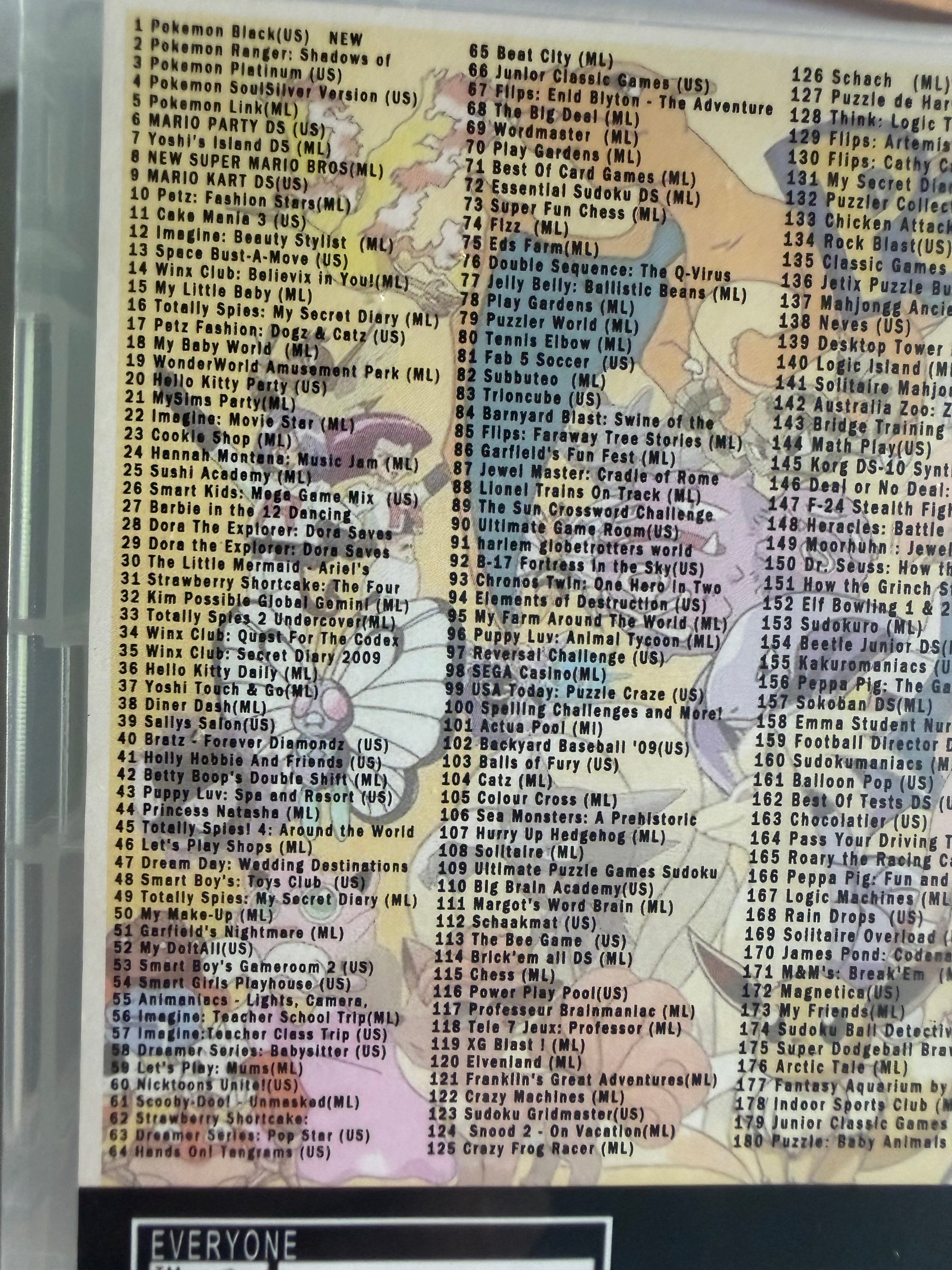 318 in 1 Spelcassette voor Nintendo DS / 3DS - De Ultieme Game Collectie!
