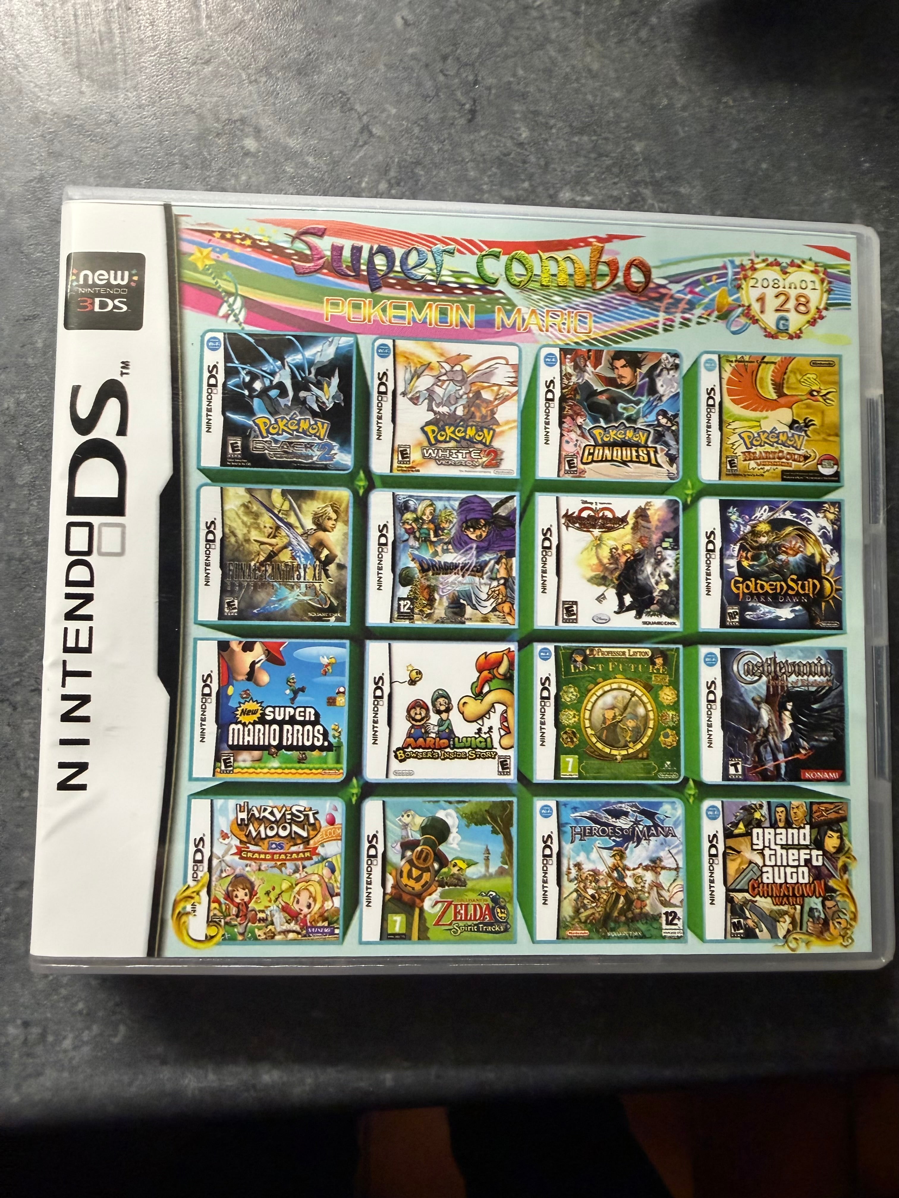 🎮 Super Combo Pokémon Mario – Nintendo DS / 3DS Collectie 🎮