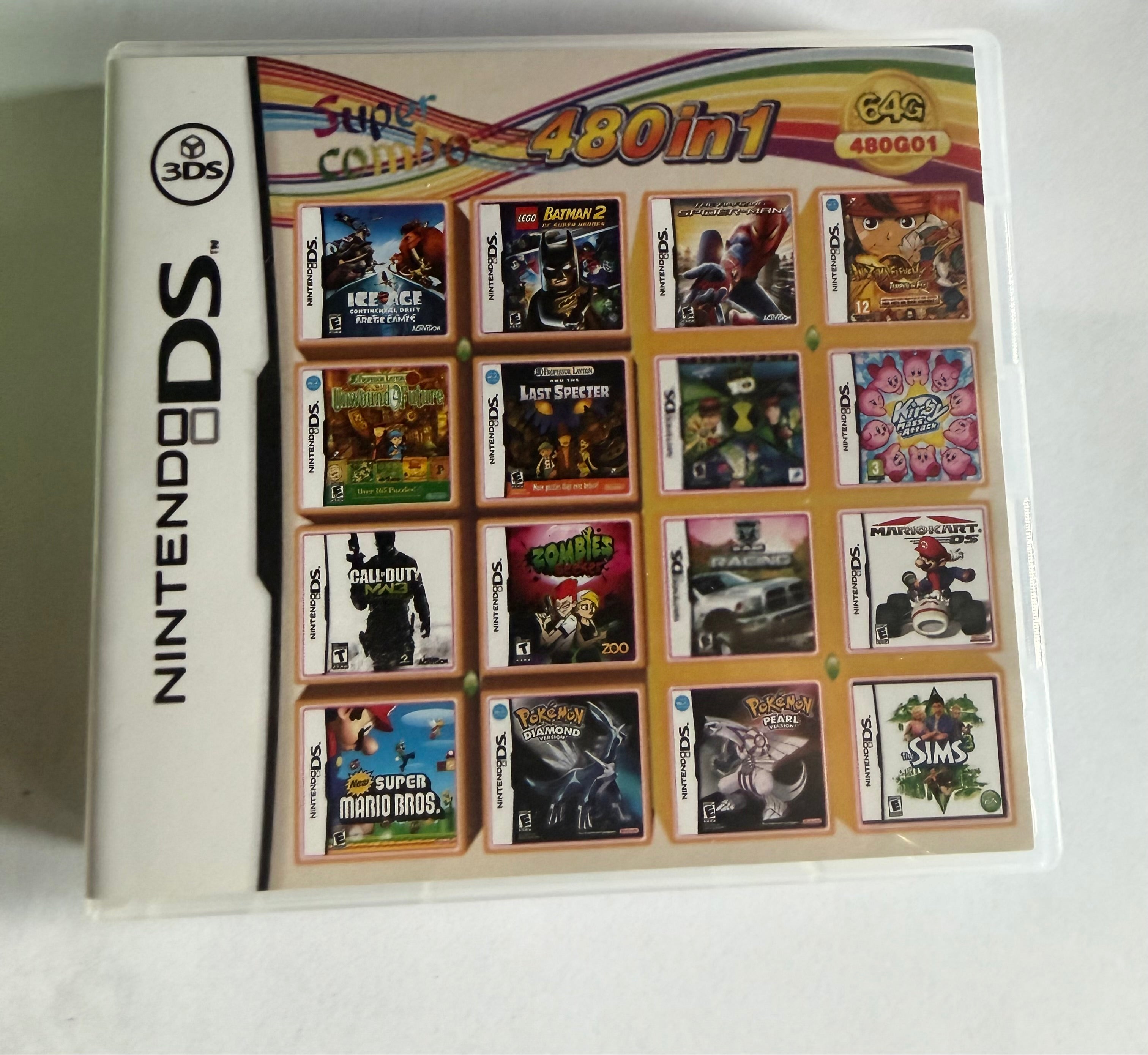 480-in-1 Nintendo DS Game Cartridge – Ultieme Collectie voor DS, 2DS & 3DS