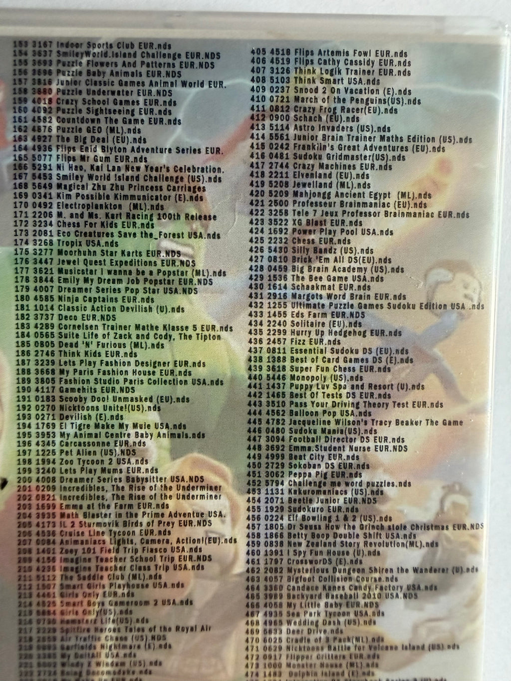 480-in-1 Nintendo DS Game Cartridge – Ultieme Collectie voor DS, 2DS & 3DS