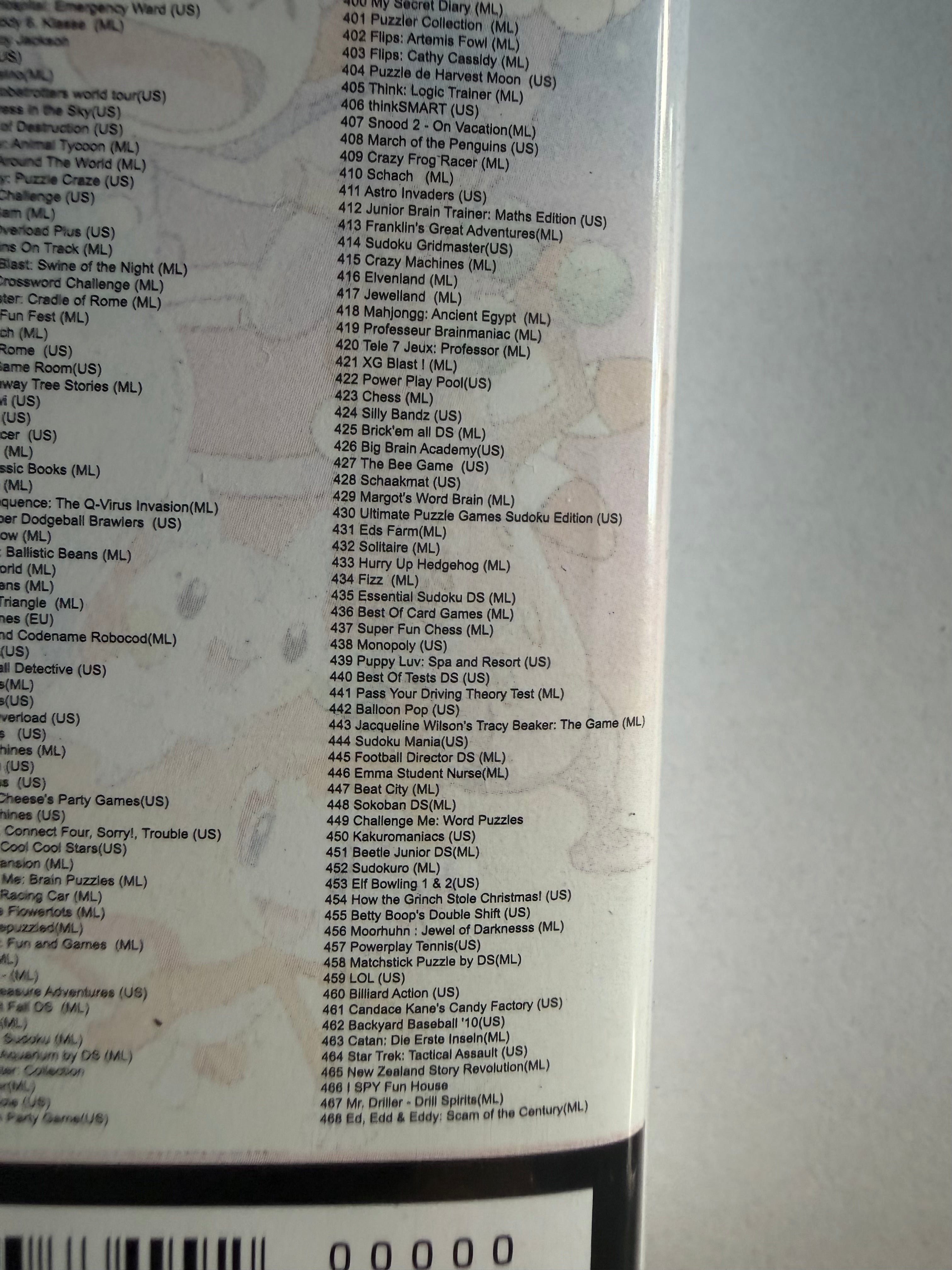 482-in-1 Nintendo DS & 3DS Game Collectie – De Ultieme Nintendo Klassiekers