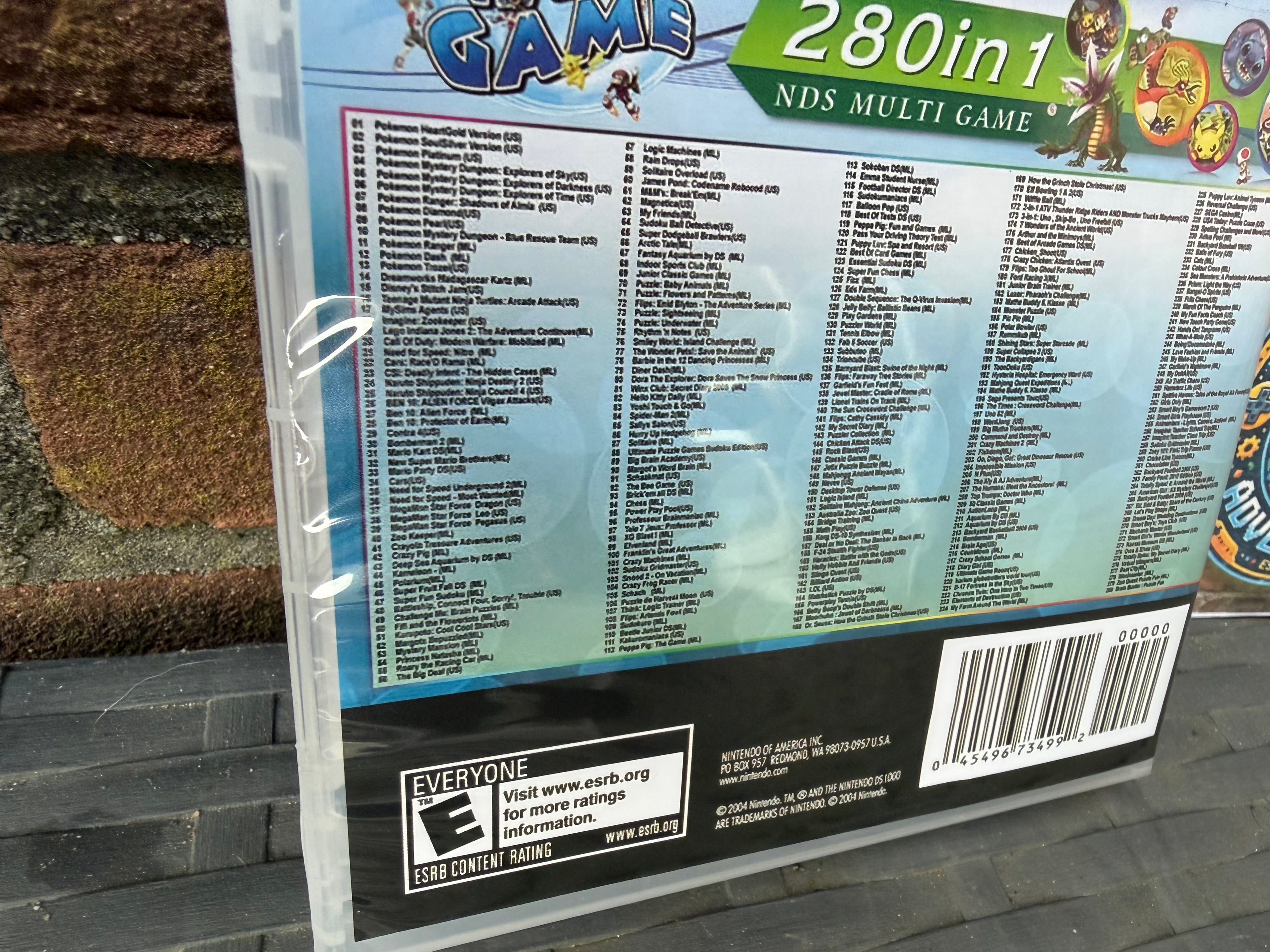 280-in-1 Ultra NDS Multi Game Cartridge - De Ultieme Handheld Collectie!