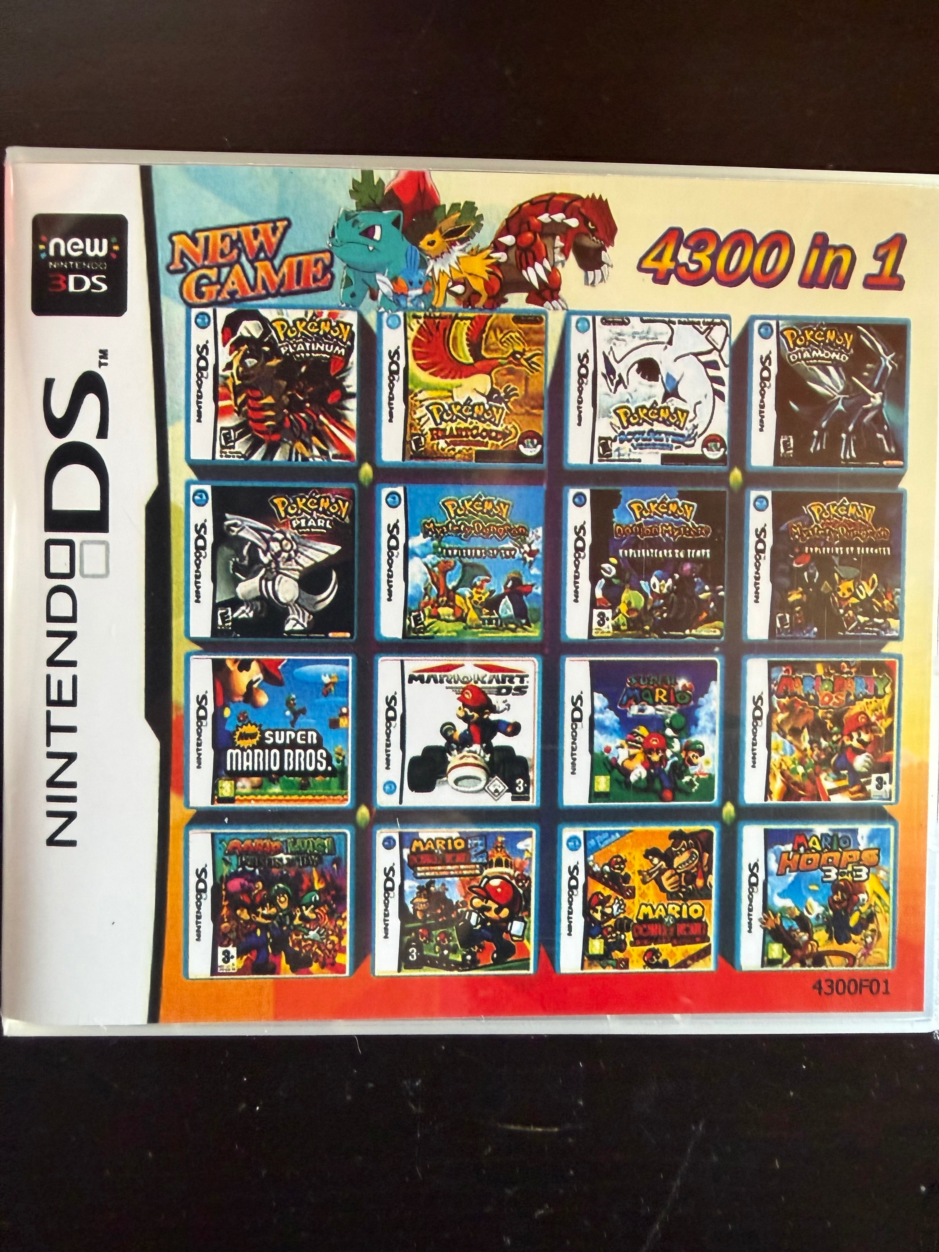 4300-in-1 Nintendo DS Multi-Cartridge – De Ultieme Pokémon & Mario Collectie!